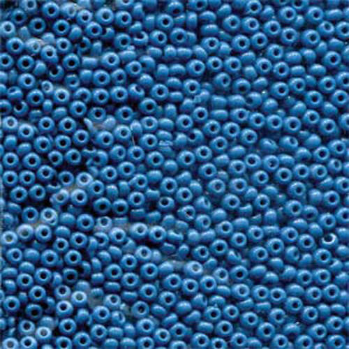 Preciosa 8/0 Rocaille Seed Beads - SB8-33220 - Opaque Denim Blue