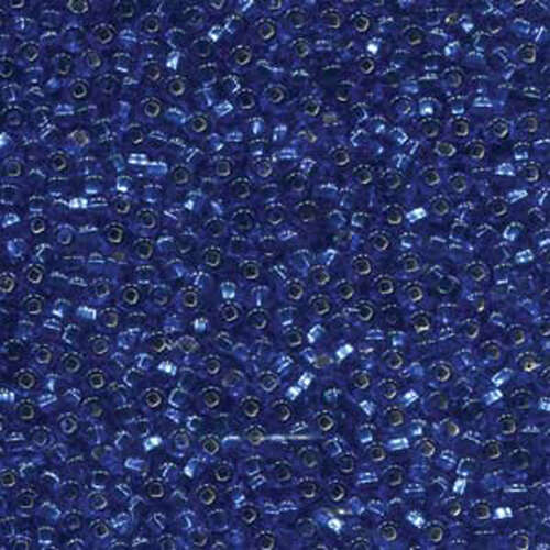 Preciosa 8/0 Rocaille Seed Beads - SB8-37050 - Sapphire Silver Lined