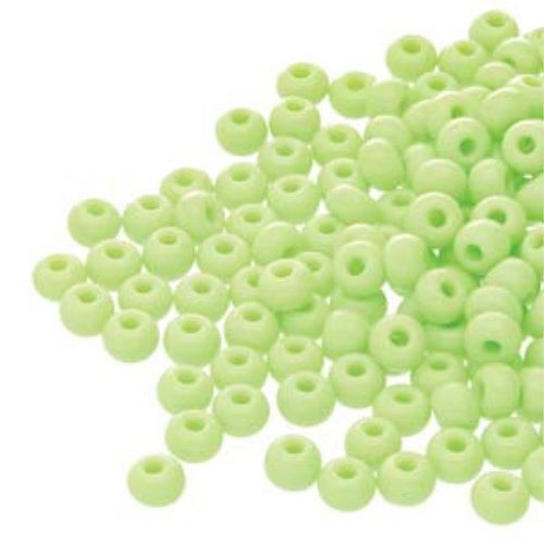 Preciosa 8/0 Rocaille Seed Beads - SB8-53410 - Opaque Lime