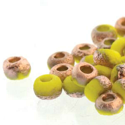 Preciosa 8/0 Rocaille Seed Beads - SB8-83110-27181 - Yellow Etch Capri