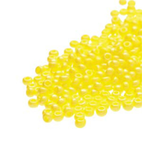 Preciosa 8/0 Rocaille Seed Beads - SB8-88110 - Opaque Yellow Luster