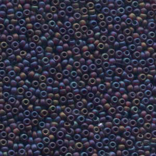 Preciosa 8/0 Rocaille Seed Beads - SB8-91120M - Matt Garnet AB