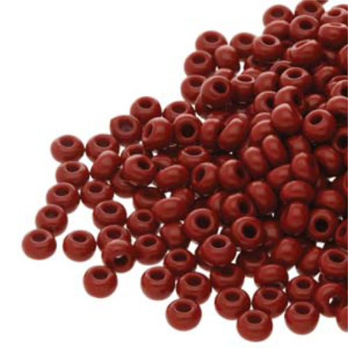 Preciosa 8/0 Rocaille Seed Beads - SB8-93300 - Opaque Medium Brown