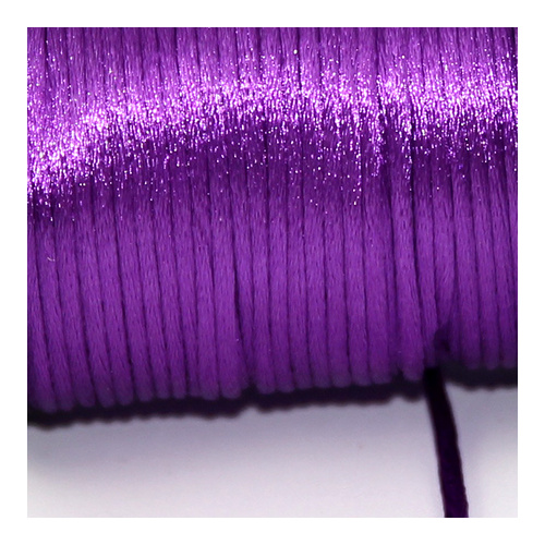 1.5mm Purple Satin Cord