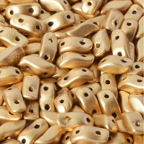 Storm Duo 2 Hole Bead - Aztec Gold - 01710