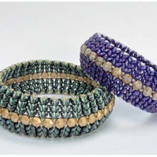 SuperDuo Honeycomb Bangle