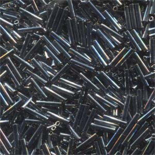 Miyuki 6mm Slender Bugle Bead - SLB136-464 - Opaque Dyed Dark Purple