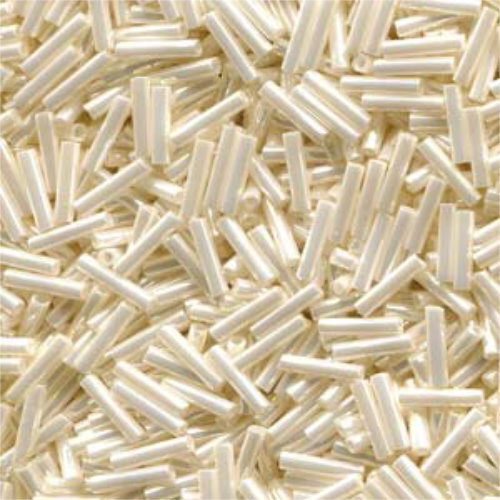 Miyuki 6mm Slender Bugle Bead - SLB136-592 - Ivory Ceylon
