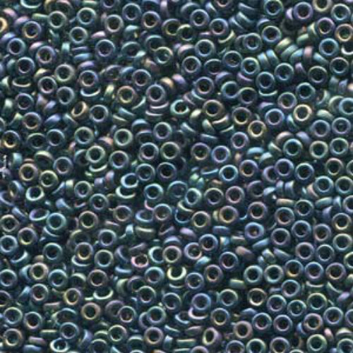Miyuki 2.2mm Spacer Bead - SPR2-401FR - Matte Opaque Black AB