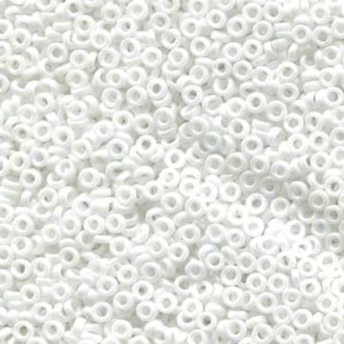 Miyuki 2.2mm Spacer Bead - SPR2-402FR - Matte Opaque White