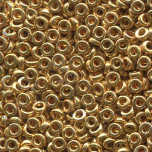 Miyuki 2.2mm Spacer Bead - SPR2-4202 - Duracoat Galvanized Gold