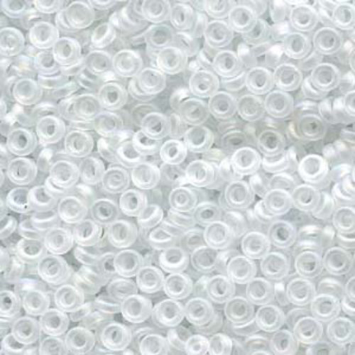Miyuki 3mm Spacer Bead - SPR3-131FR - Matte Transparent Crystal