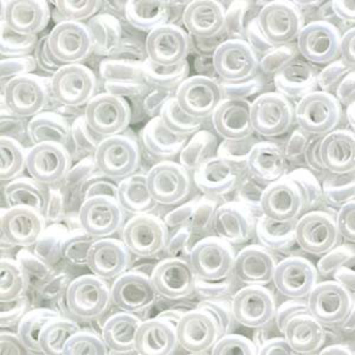 Miyuki 3mm Spacer Bead - SPR3-420 - White Pearl Ceylon