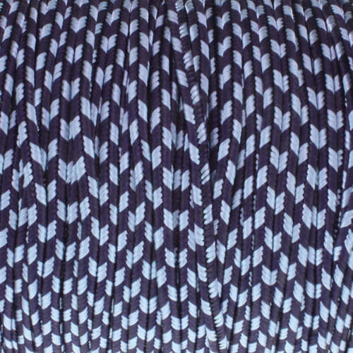 3mm Navy Blue Stripe Rayon Soutache - ST1080