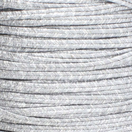 3mm Matte Silver Rayon Soutache - ST1620