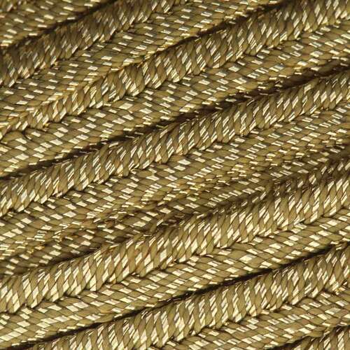 2.5mm Metallic Dark Gold Italian Luxury Acetate Soutache - ST3106