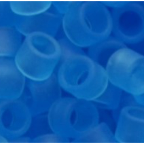 11/0 Aiko Beads - Transparent-Frosted Medium Aquamarine - TA-01-0003BF