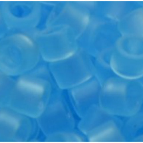 11/0 Aiko Beads - Transparent-Frosted Aquamarine - TA-01-0003F
