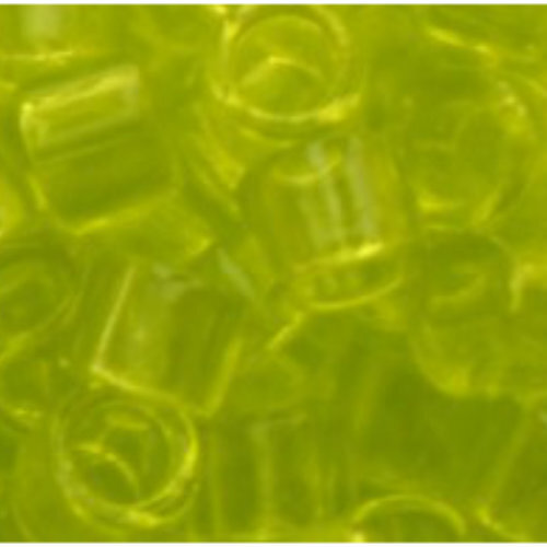 11/0 Aiko Beads - Transparent Lime Green - TA-01-0004