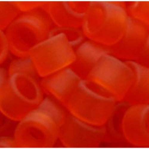 11/0 Aiko Beads - Transparent-Frosted Light Siam Ruby - TA-01-0005F
