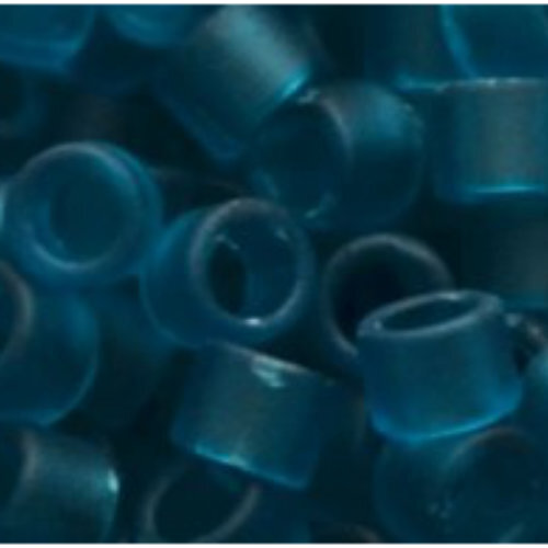 11/0 Aiko Beads - Transparent Frosted Teal - TA-01-0007BDF