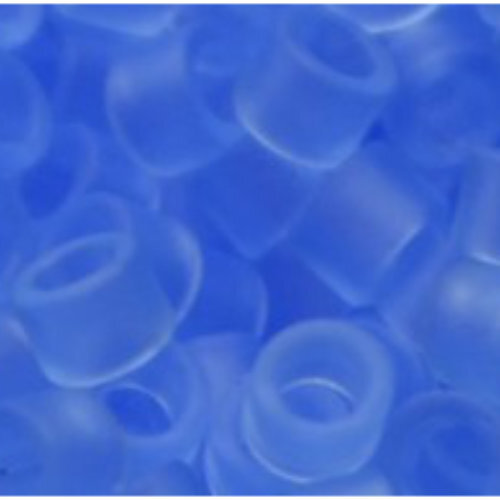 11/0 Aiko Beads - Transparent-Frosted Light Sapphire - TA-01-0013F