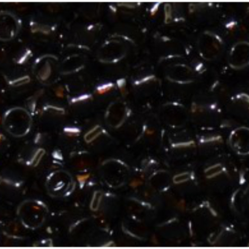 11/0 Aiko Beads - Transparent-Frosted Root Beer - TA-01-0014