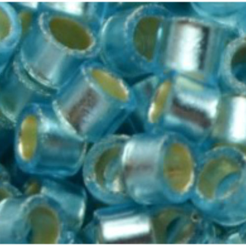 11/0 Aiko Beads - Silver-Lined Aquamarine - TA-01-0023