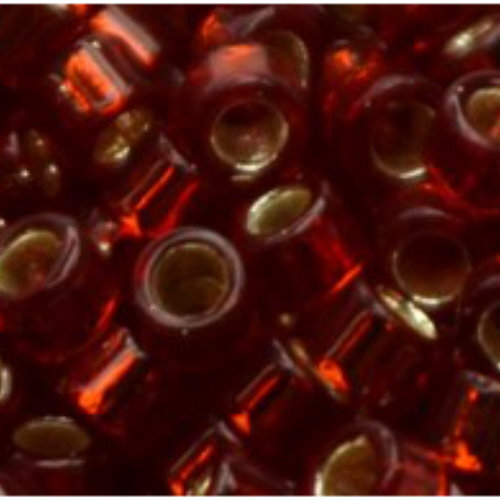 11/0 Aiko Beads - Silver-Lined Ruby - TA-01-0025C
