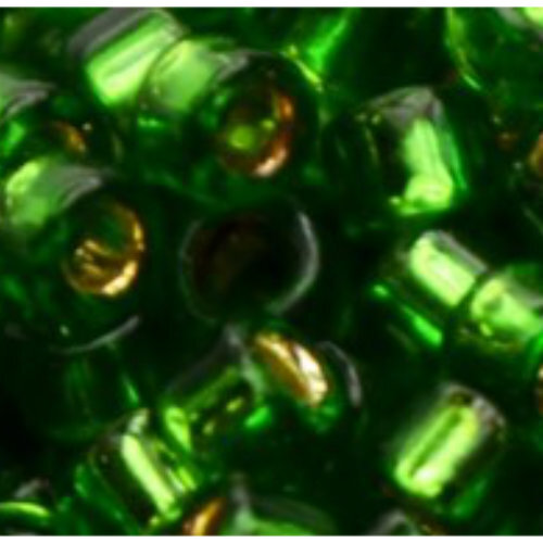 11/0 Aiko Beads - Silver-Lined Grass Green - TA-01-0027B