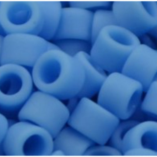 11/0 Aiko Beads - Opaque-Frosted Cornflower - TA-01-0043DF