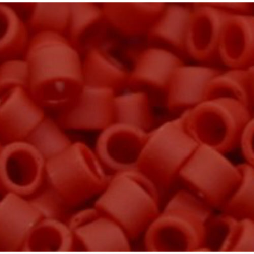11/0 Aiko Beads - Opaque-Frosted Cherry - TA-01-0045AF