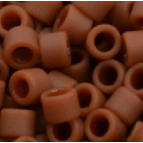 11/0 Aiko Beads - Opaque-Frosted Terra Cotta - TA-01-0046LF