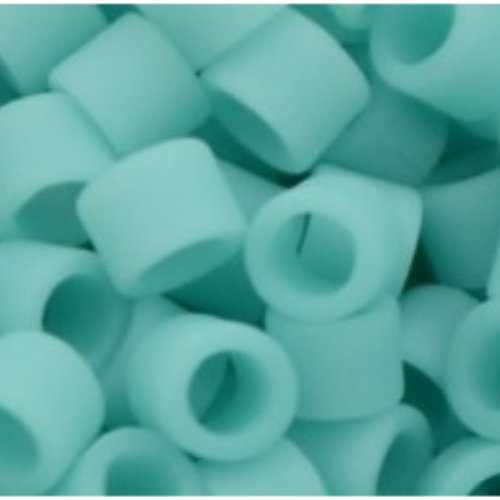 11/0 Aiko Beads - Opaque-Frosted Turquoise - TA-01-0055F