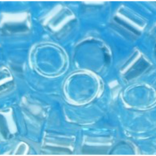 11/0 Aiko Beads - Transparent-Lustered Aquamarine - TA-01-0104