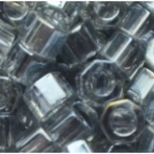 11/0 Aiko Beads - Transparent-Lustered Black Diamond - TA-01-0112