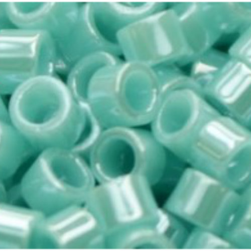 11/0 Aiko Beads - Opaque-Lustered Turquoise - TA-01-0132