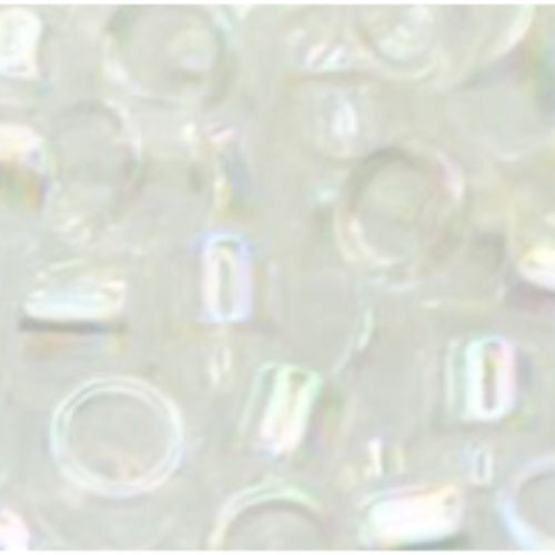 11/0 Aiko Beads - Transparent-Rainbow Crystal - TA-01-0161