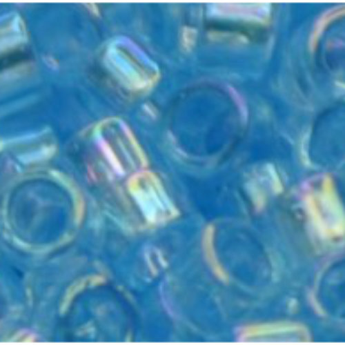 11/0 Aiko Beads - Transparent-Rainbow Aquamarine - TA-01-0163