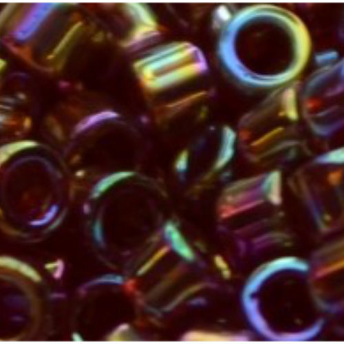 11/0 Aiko Beads - Transparent-Rainbow Ruby - TA-01-0165C