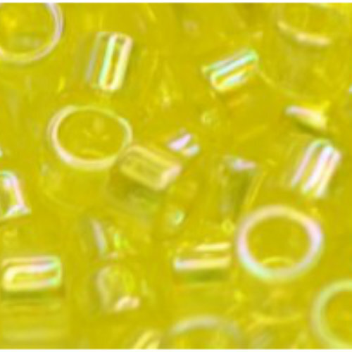 11/0 Aiko Beads - Transparent-Rainbow Lemon - TA-01-0175