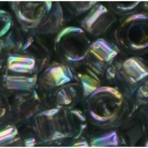 11/0 Aiko Beads - Transparent-Rainbow Gray - TA-01-0176B