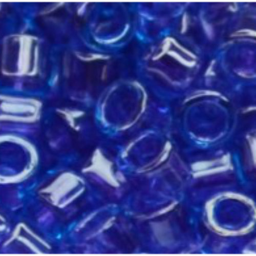 11/0 Aiko Beads - Inside-Color Dark Aqua/Violet-Lined - TA-01-0361