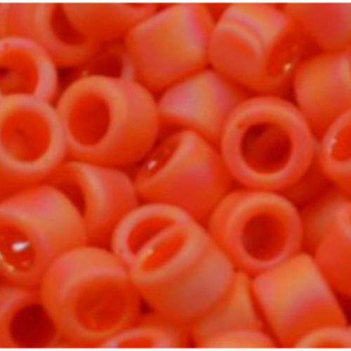 11/0 Aiko Beads - Opaque-Rainbow Matte Pumpkin - TA-01-0410F