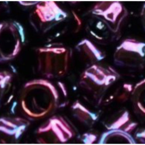 11/0 Aiko Beads - Higher-Metallic Dark Amethyst - TA-01-0503