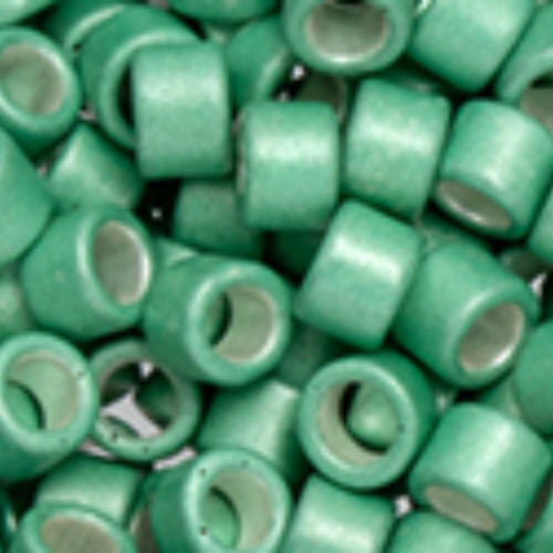 11/0 Aiko Beads - Galvanized Matte Green Teal - TA-01-0561F