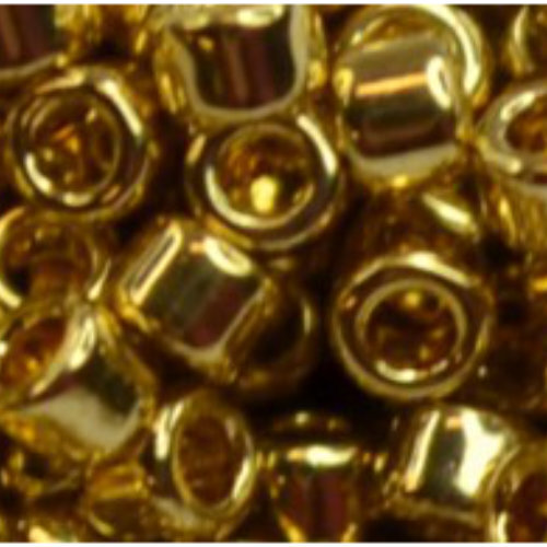 11/0 Aiko Beads - 24K Bright Gold Plated - TA-01-0715