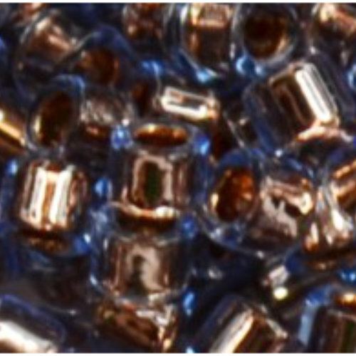 11/0 Aiko Beads - Copper-Lined Light Sapphire - TA-01-0749