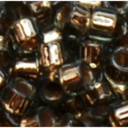 11/0 Aiko Beads - Copper-Lined Black Diamond - TA-01-0750