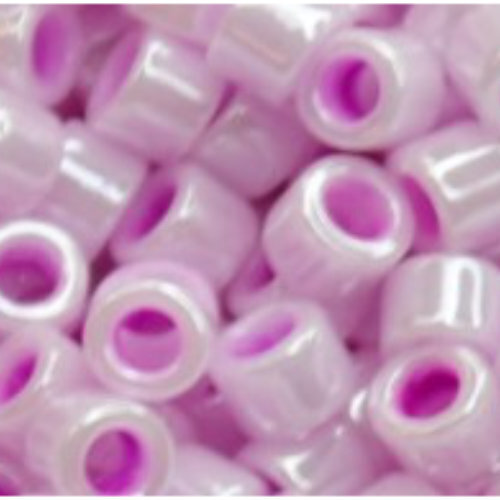 11/0 Aiko Beads - Opaque Lustered Pastel Pansy - TA-01-0816